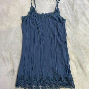 American Eagle Blue Slip Dress